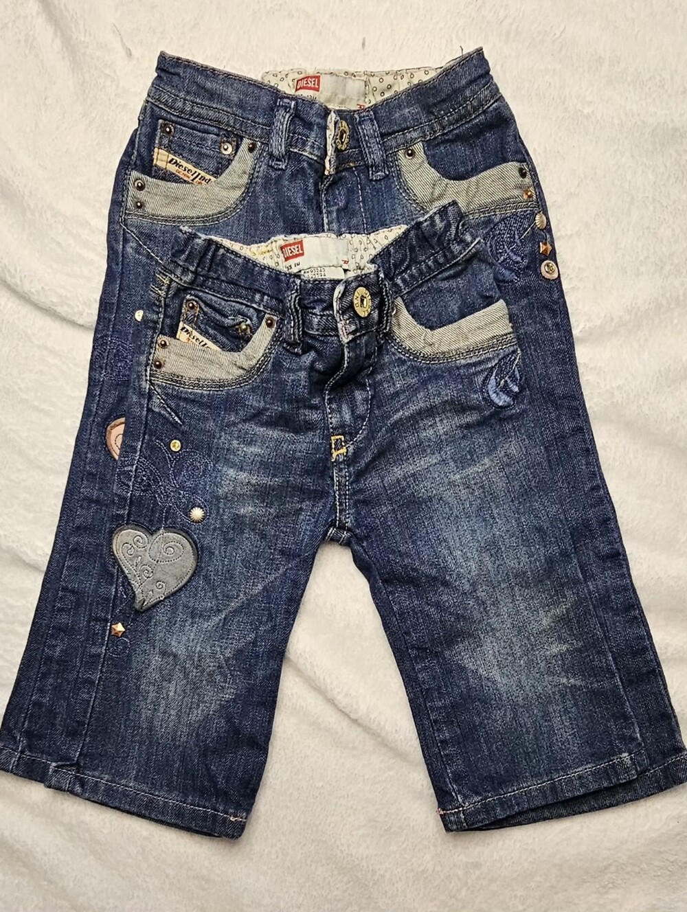Like New Vintage Girls Diesel Jeans Bundle 6mo 12mo